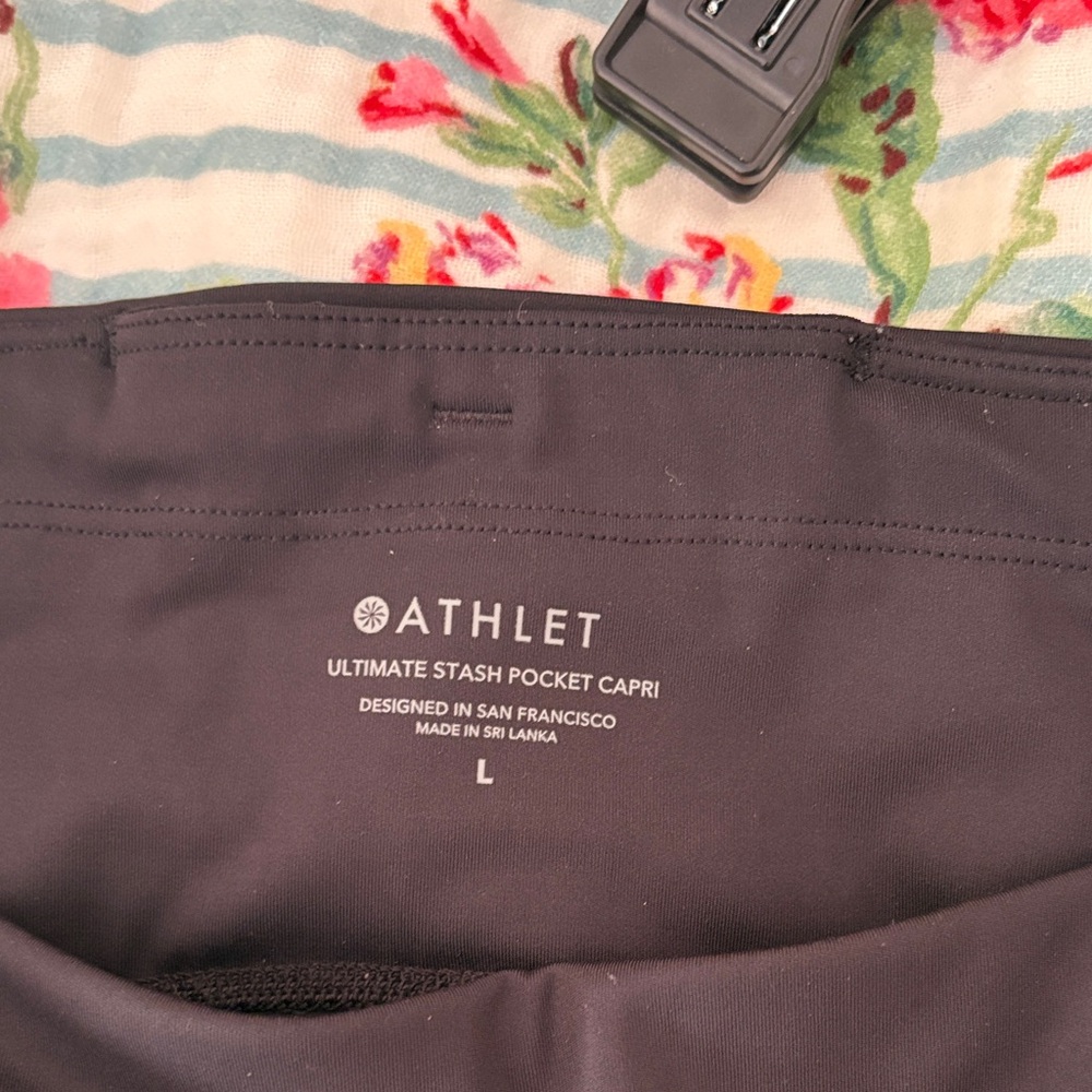 ATHLET Ultimate Stash Pocket Capri in Dark Charcoal